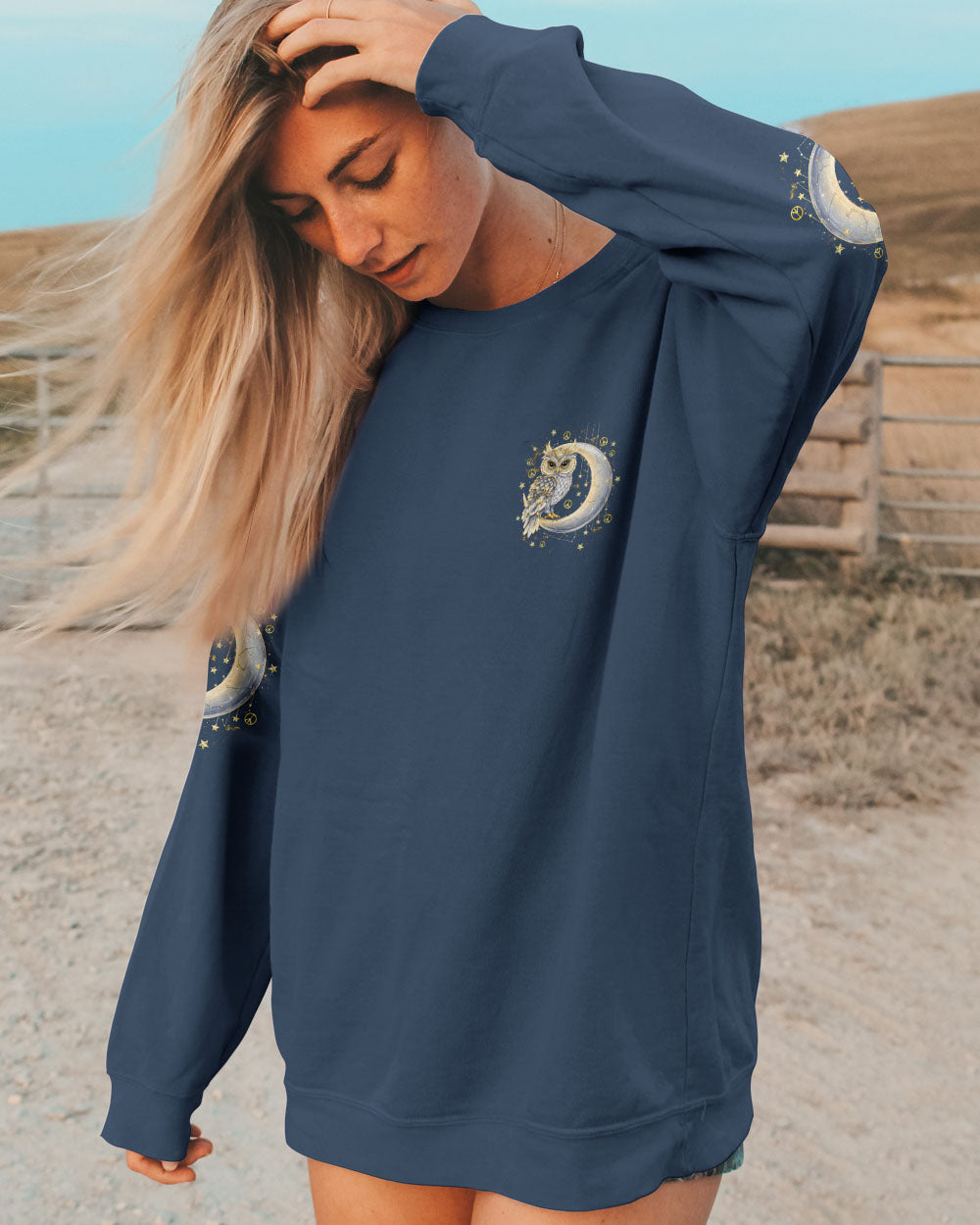 WHISPER WORDS OF WISDOM LET IT BE OWL ALL OVER PRINT - TYQY0611252