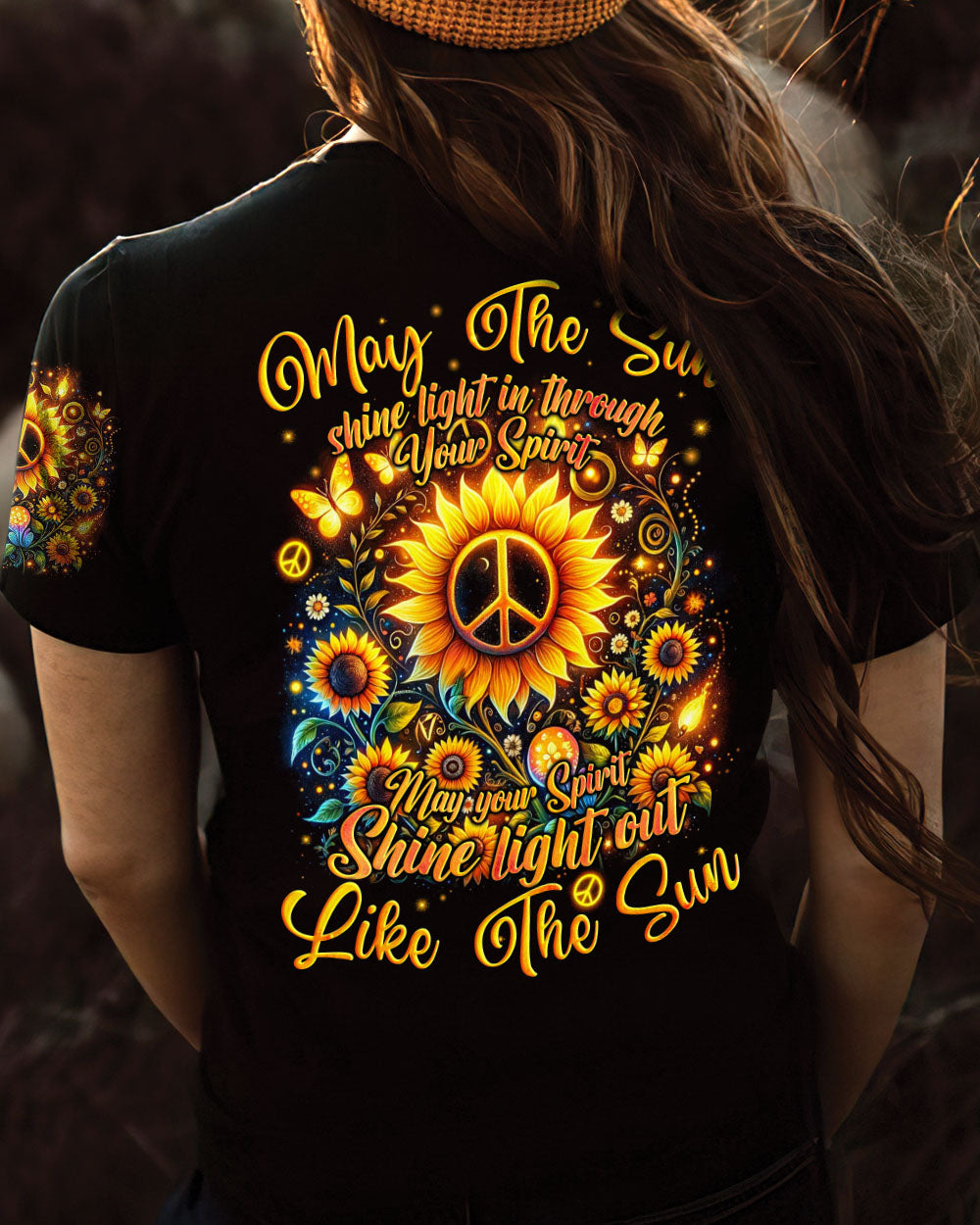 YOUR SPIRIT SHINE LIGHT OUT LIKE THE SUN ALL OVER PRINT - TYQY0705245