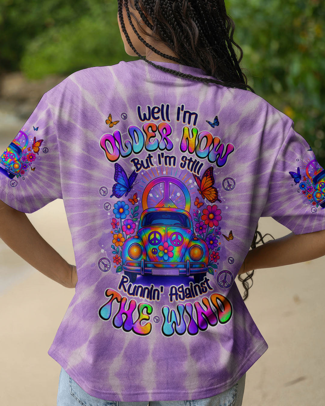 RUNNING AGAINST THE WIND TIE DYE ALL OVER PRINT - TYQY0705253