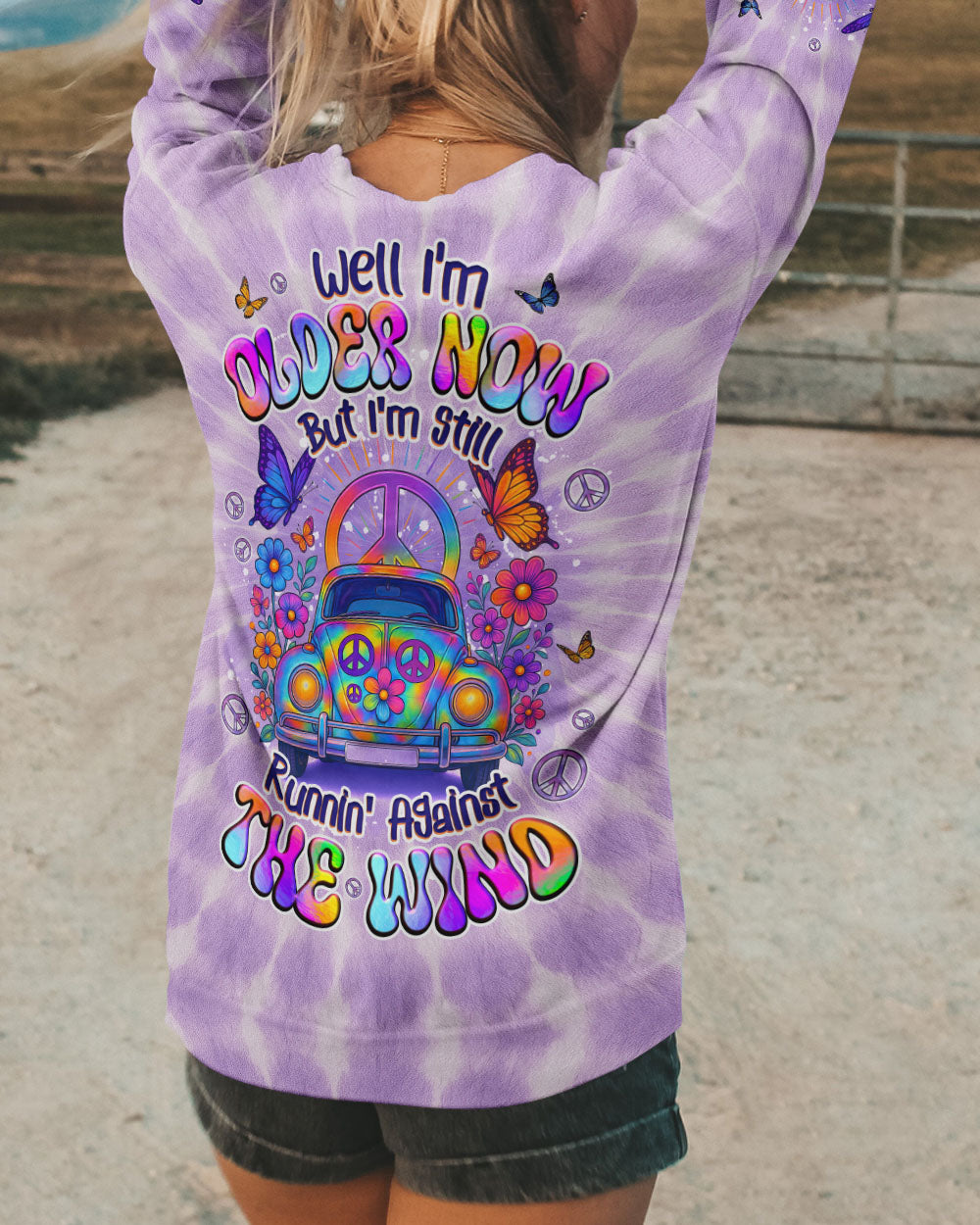 RUNNING AGAINST THE WIND TIE DYE ALL OVER PRINT - TYQY0705253