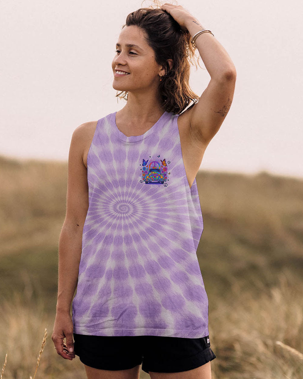 RUNNING AGAINST THE WIND TIE DYE ALL OVER PRINT - TYQY0705253
