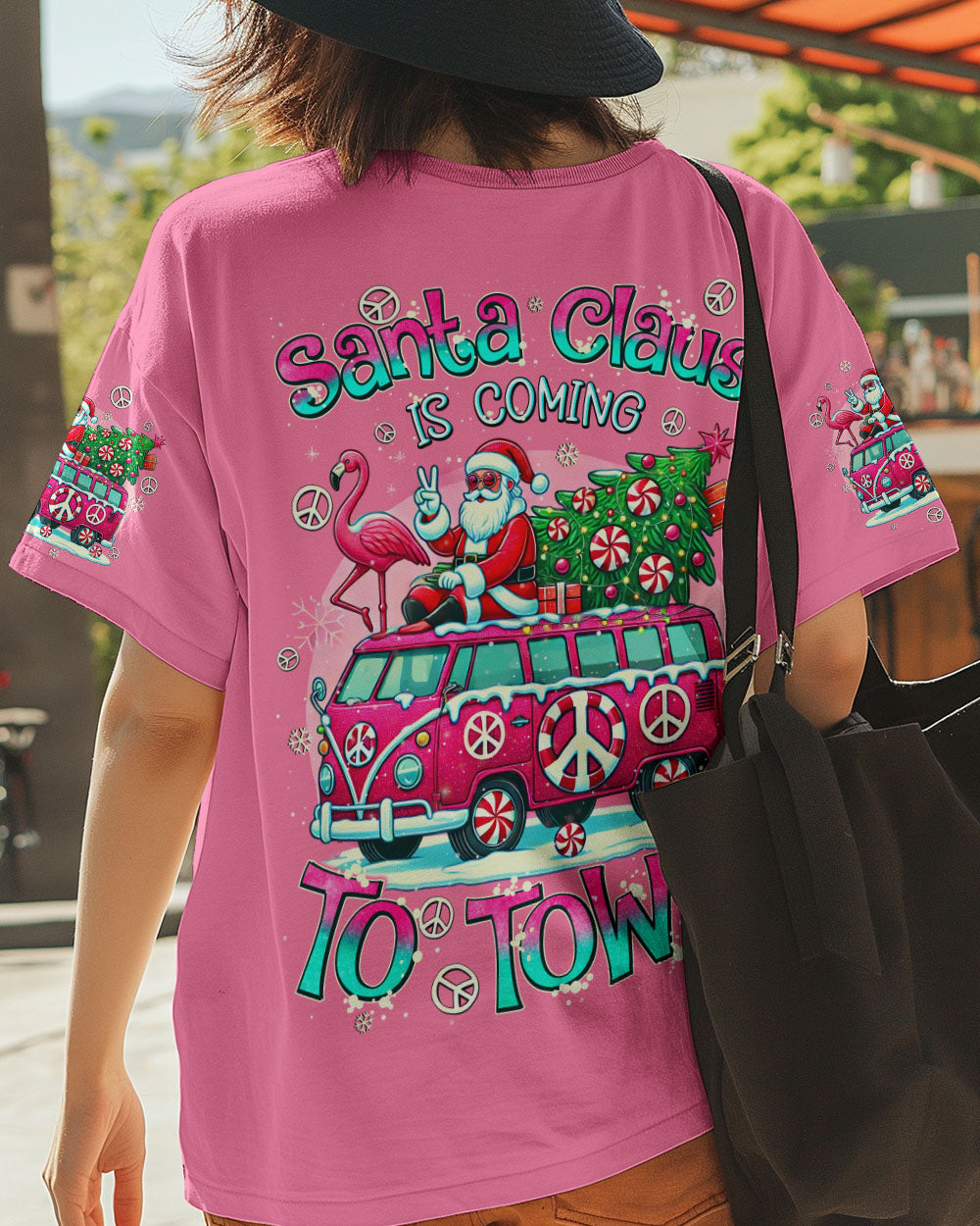SANTA CLAUS IS COMING CHRISTMAS ALL OVER PRINT - TYQY0710244