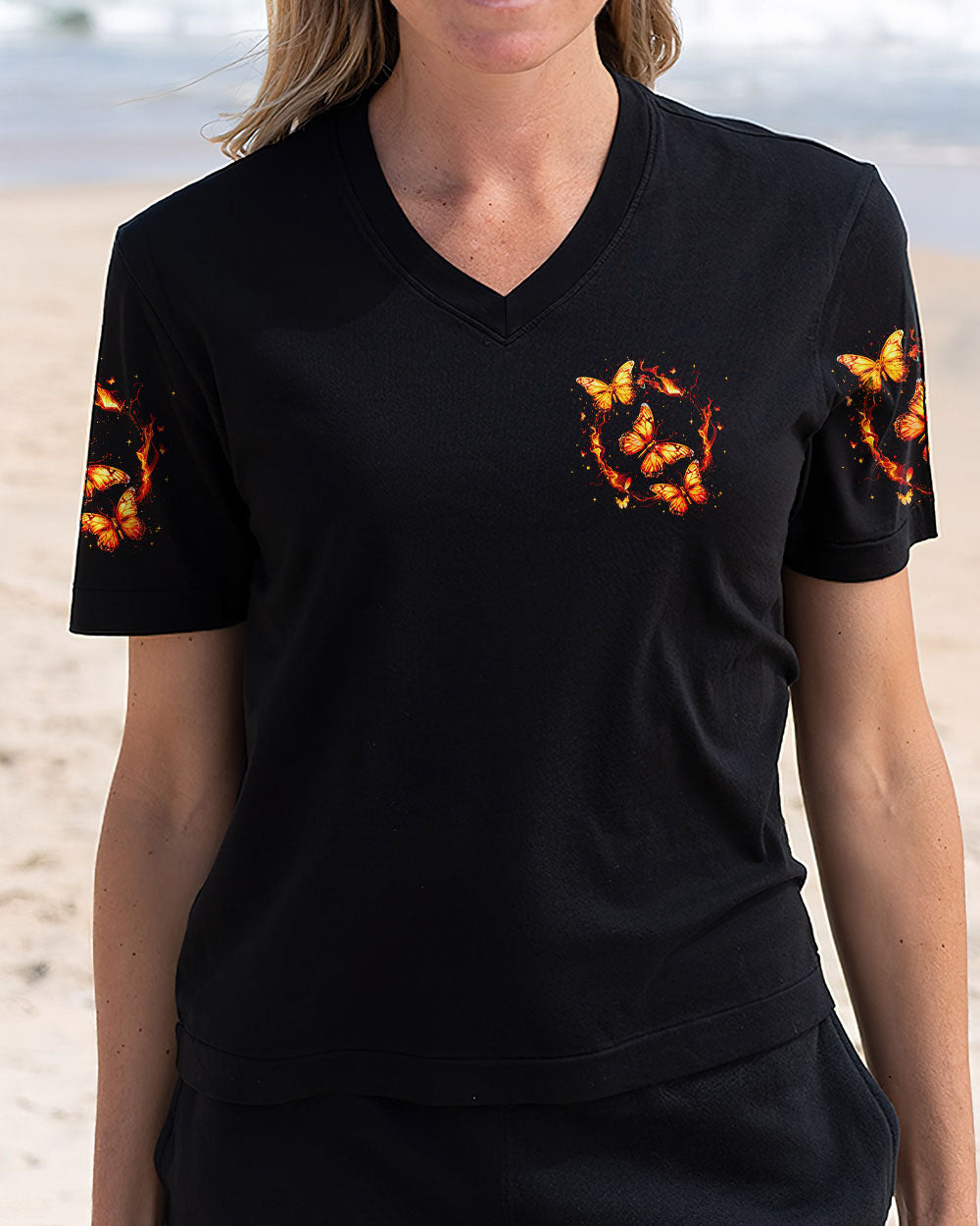 JUST BREATHE BUTTERFLY ALL OVER PRINT - TYQY0711243