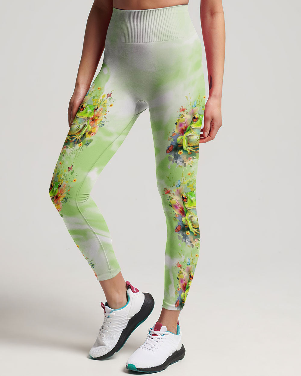 BE YOU THE WORLD WILL ADJUST FROG ALL OVER PRINT - TYQY0712233
