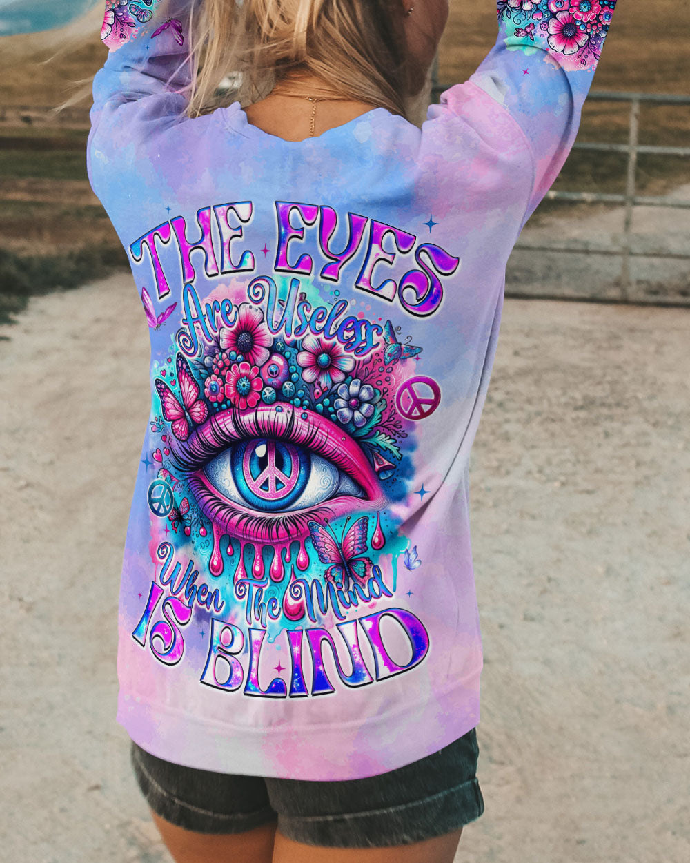 THE EYE ARE USELESS WHEN THE MIND IS BLIND ALL OVER PRINT - TYQY0801248