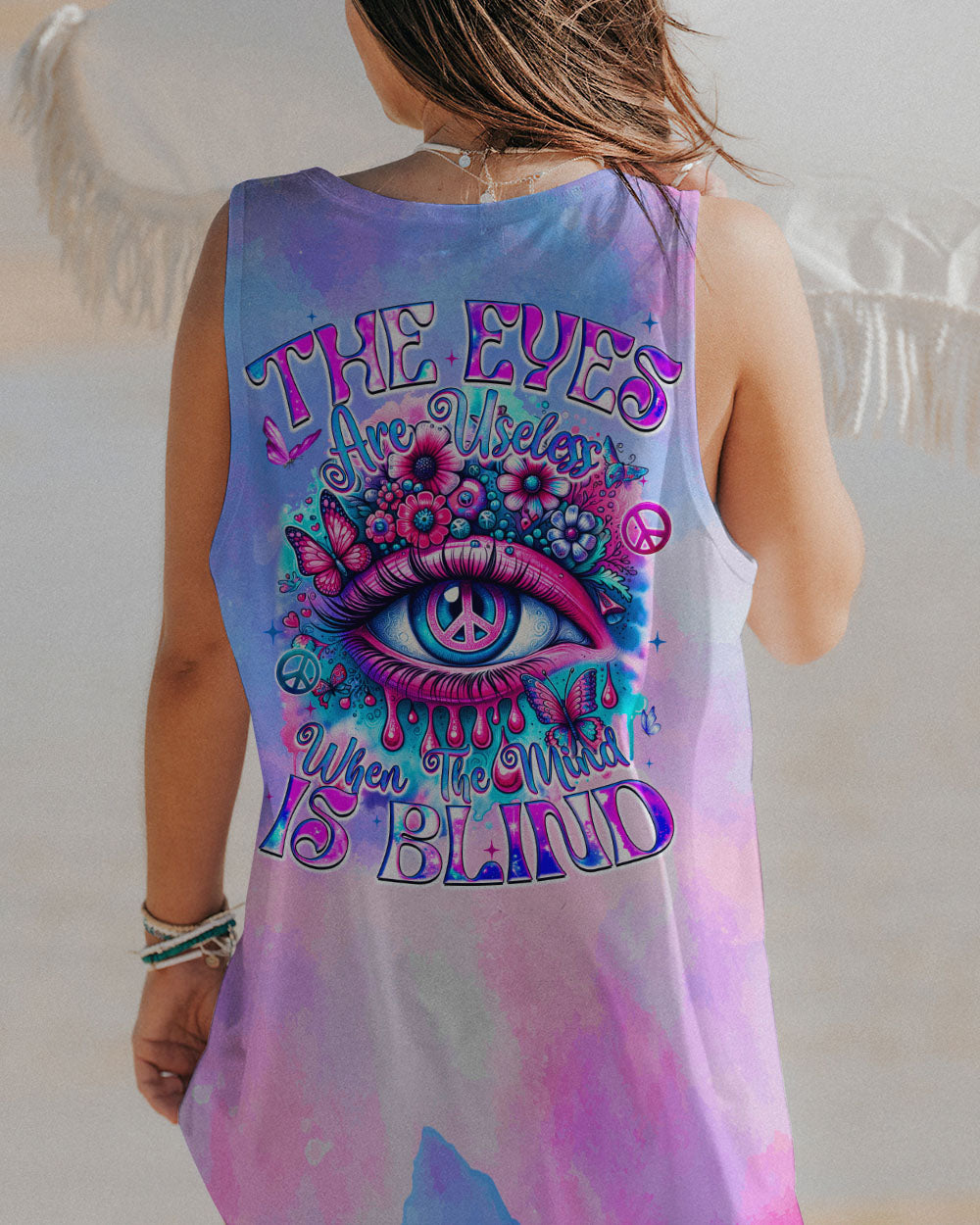 THE EYE ARE USELESS WHEN THE MIND IS BLIND ALL OVER PRINT - TYQY0801248
