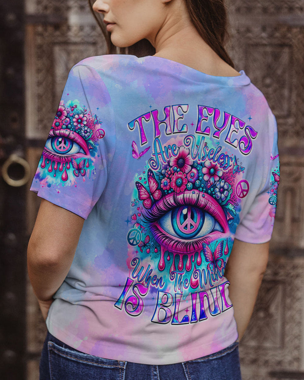 THE EYE ARE USELESS WHEN THE MIND IS BLIND ALL OVER PRINT - TYQY0801248