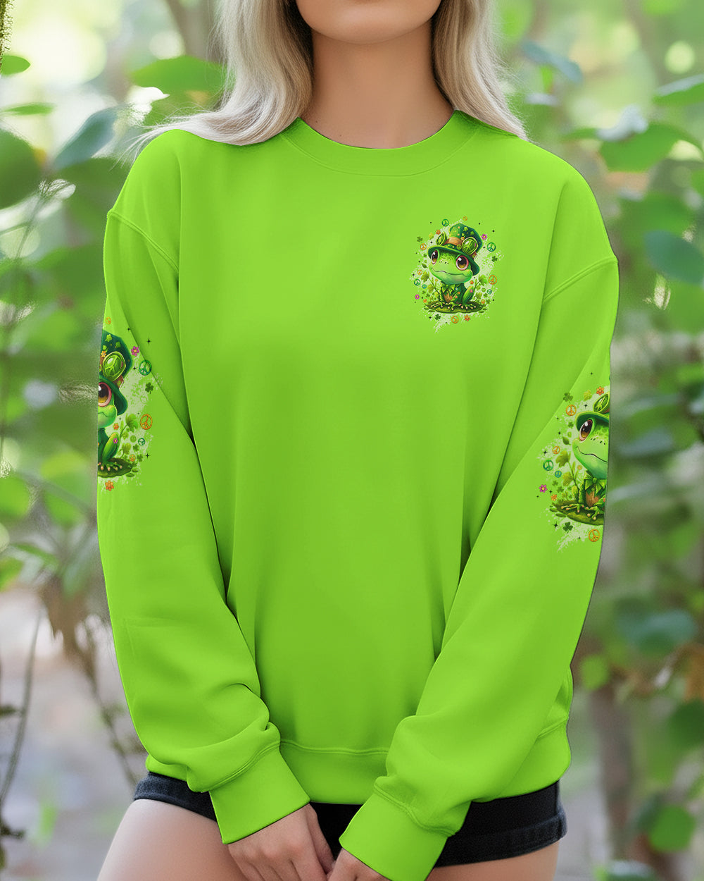 KISS ME I'M IRISH FROG PATRICK'S DAY ALL OVER PRINT - TYQY0801262