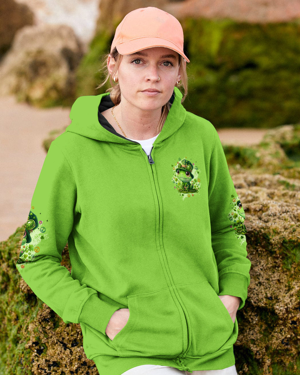 KISS ME I'M IRISH FROG PATRICK'S DAY ALL OVER PRINT - TYQY0801262