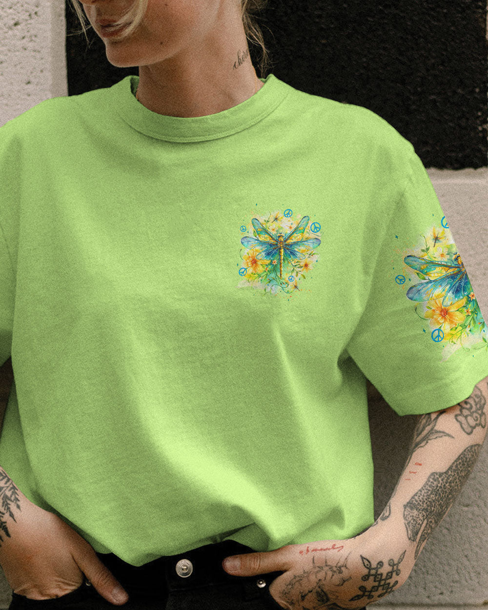 I BELIEVE THERE ARE ANGELS AMONG US DRAGONFLY ALL OVER PRINT - TYQY0804244