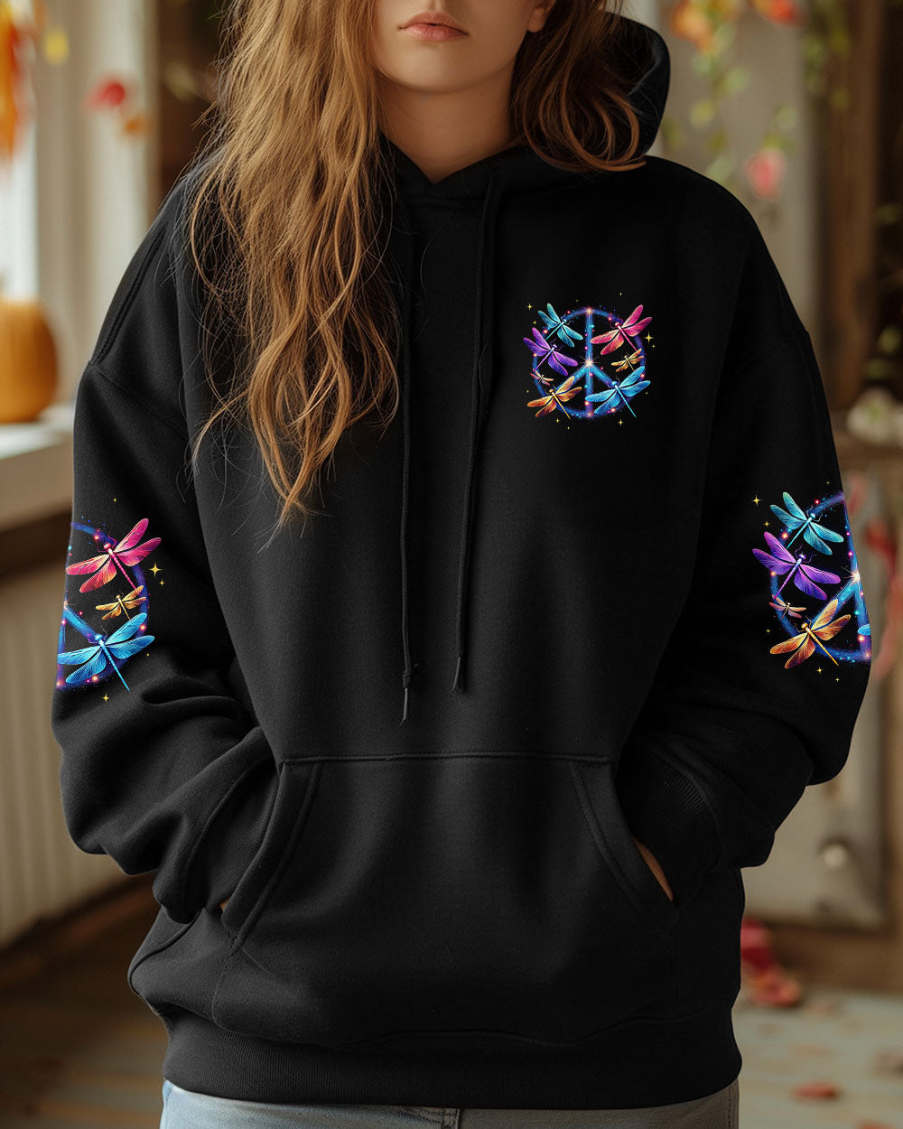 JUST BREATHE DRAGONFLIES ALL OVER PRINT - TYQY0804251