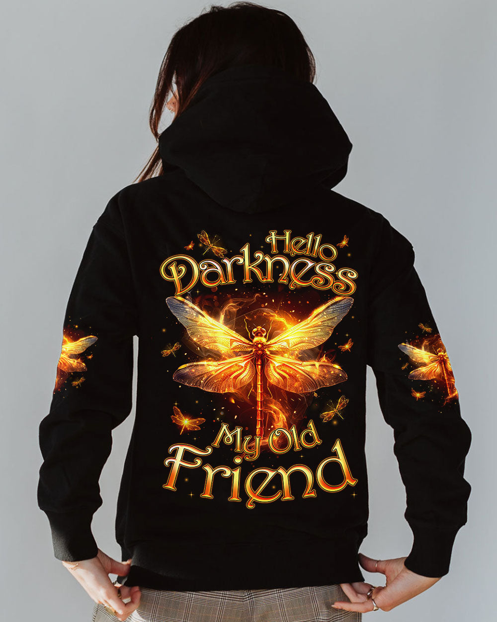 HELLO DARKNESS MY OLD FRIEND DRAGONFLIES ALL OVER PRINT - TYQY0811243