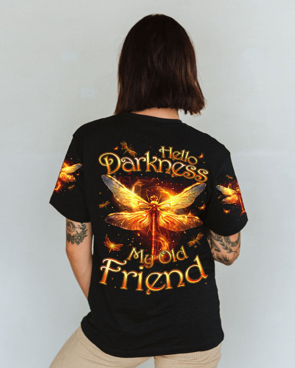 HELLO DARKNESS MY OLD FRIEND DRAGONFLIES ALL OVER PRINT - TYQY0811243