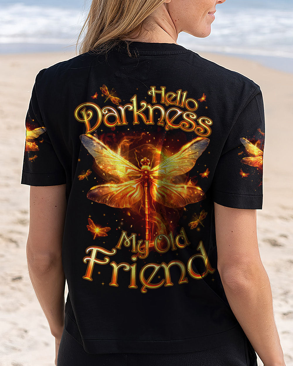 HELLO DARKNESS MY OLD FRIEND DRAGONFLIES ALL OVER PRINT - TYQY0811243