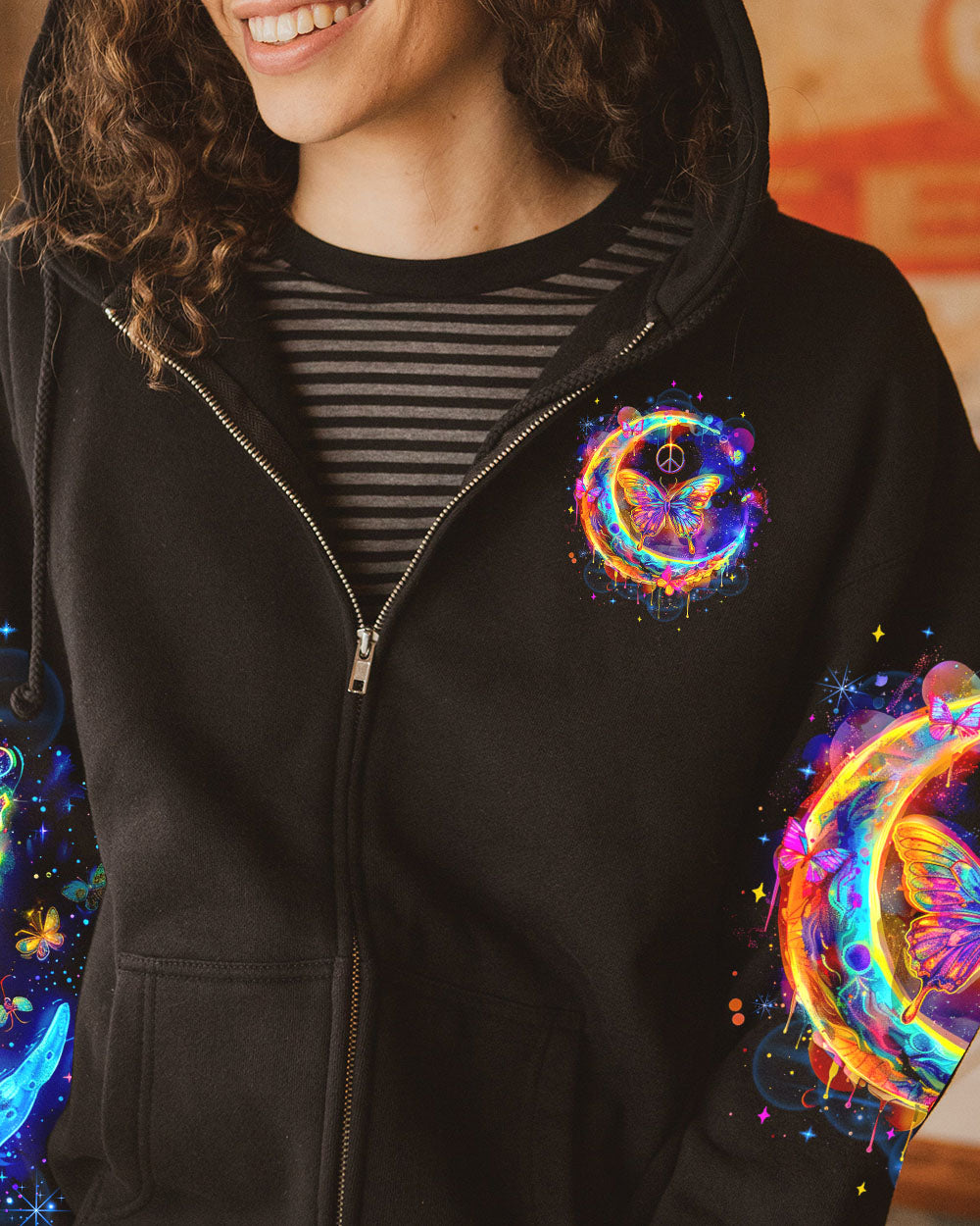 STARS CAN'T SHINE WITHOUT DARKNESS BUTTERFLY ALL OVER PRINT - TYQY0903241
