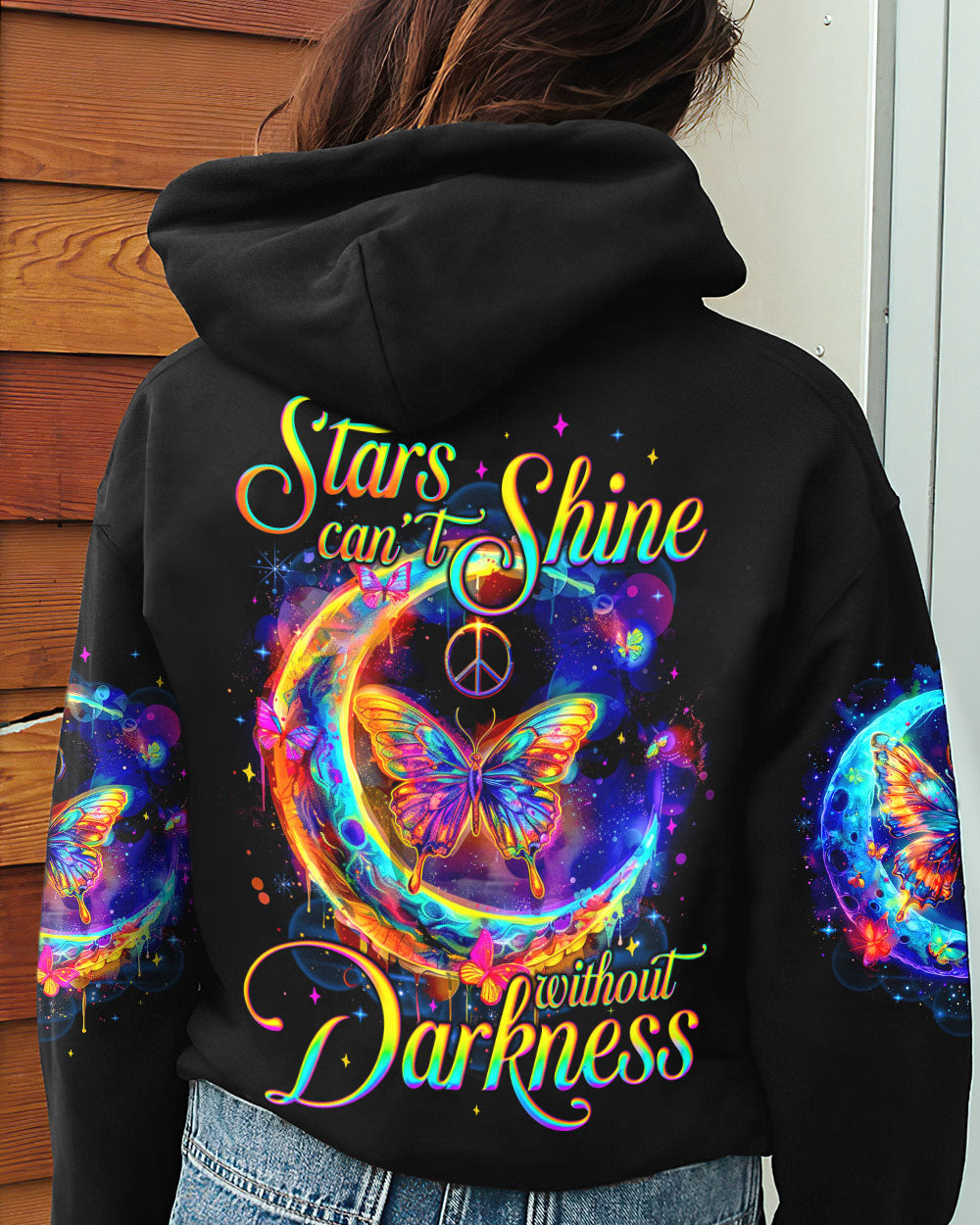 STARS CAN'T SHINE WITHOUT DARKNESS BUTTERFLY ALL OVER PRINT - TYQY0903241