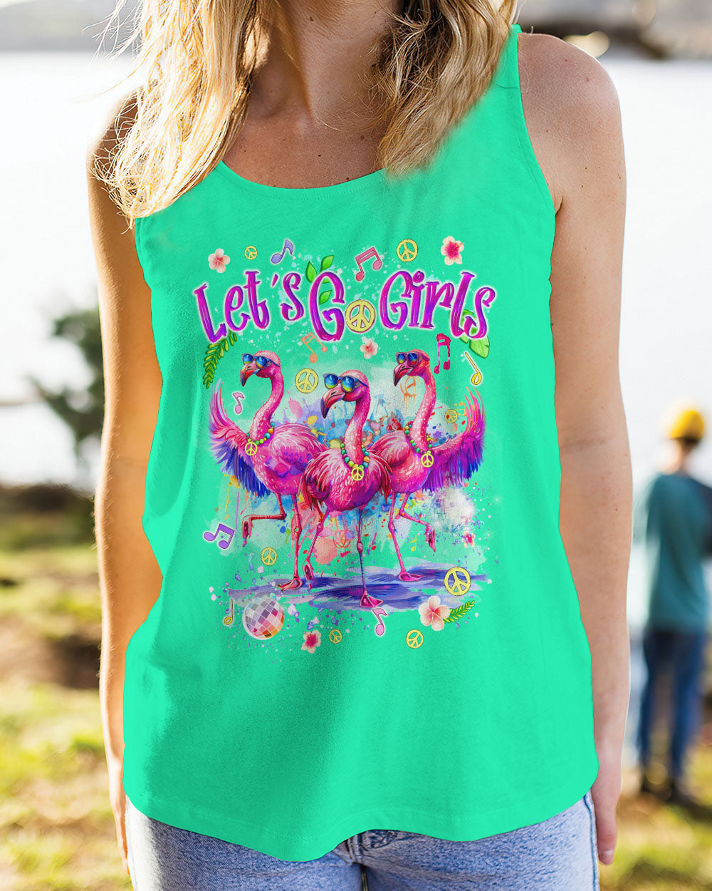LET'S GO GIRLS FLAMINGO ALL OVER PRINT - TYQY0904242