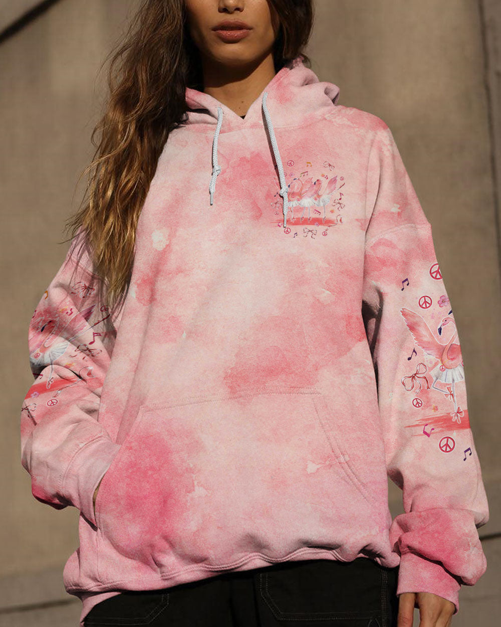 LET'S GO GIRLS BALLET FLAMINGO ALL OVER PRINT - TYQY0904243