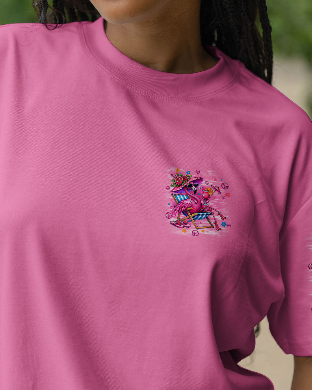 PRETTY IN PINK FLAMINGO ALL OVER PRINT - TYQY0904251