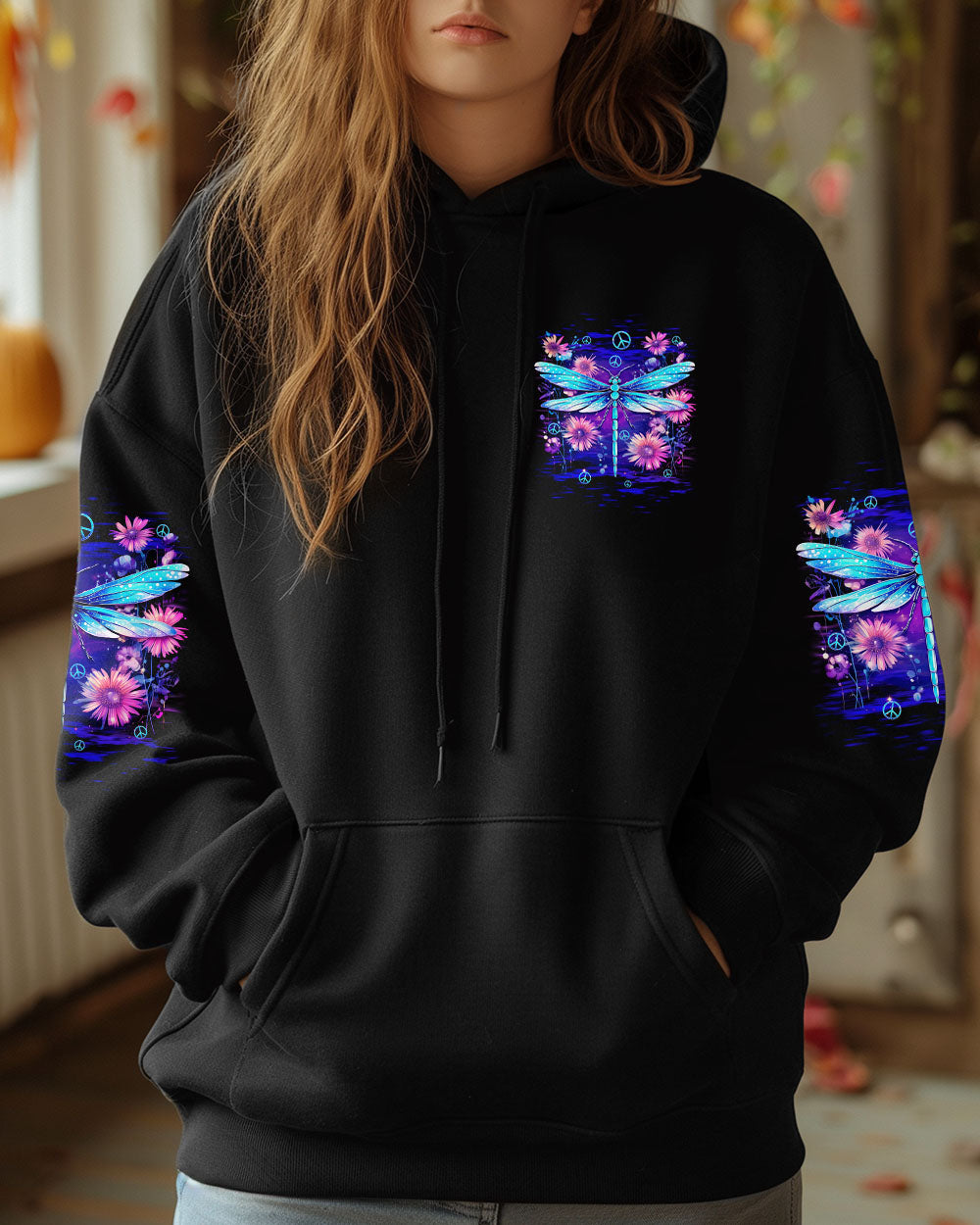 JUST BREATHE DRAGONFLY ALL OVER PRINT - TYQY0905252