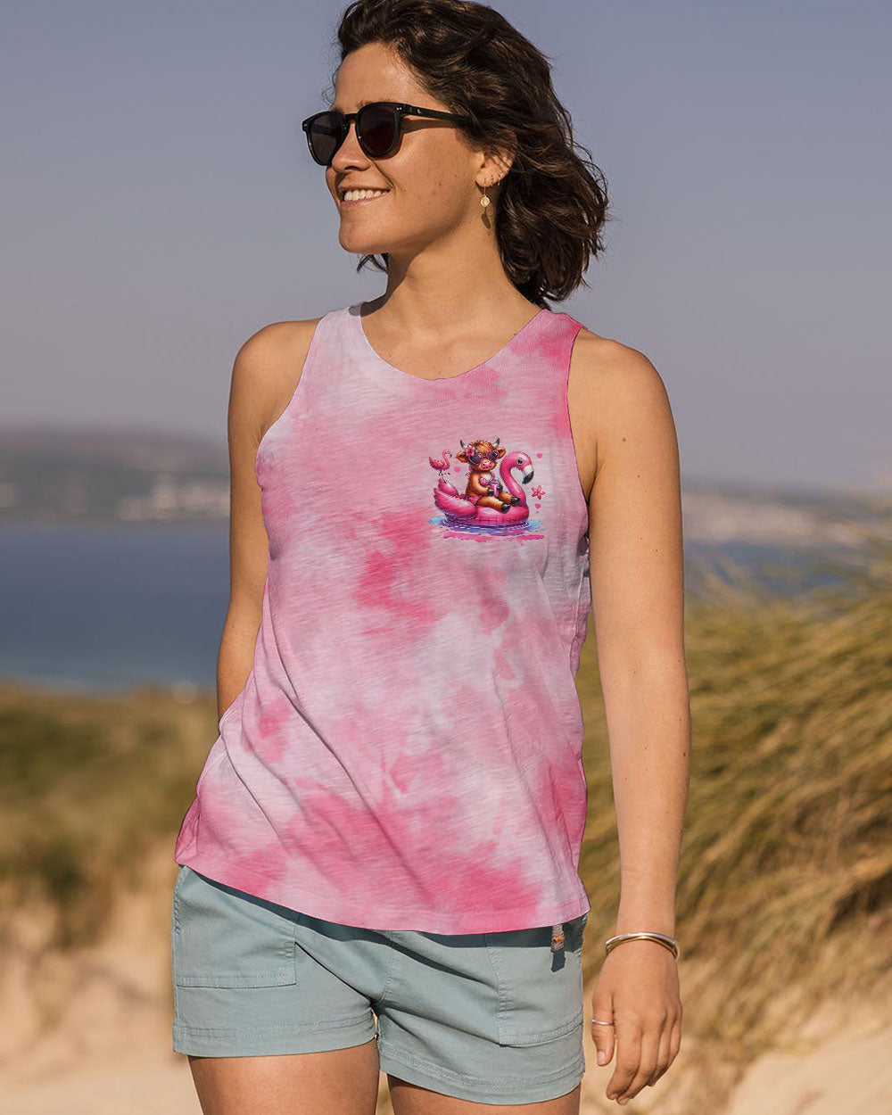 PRETTY IN PINK HEIFER ALL OVER PRINT - TYQY0907244