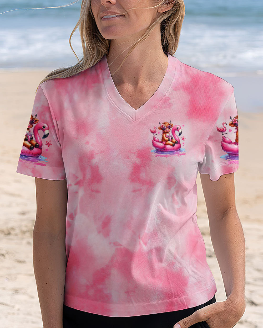 PRETTY IN PINK HEIFER ALL OVER PRINT - TYQY0907244