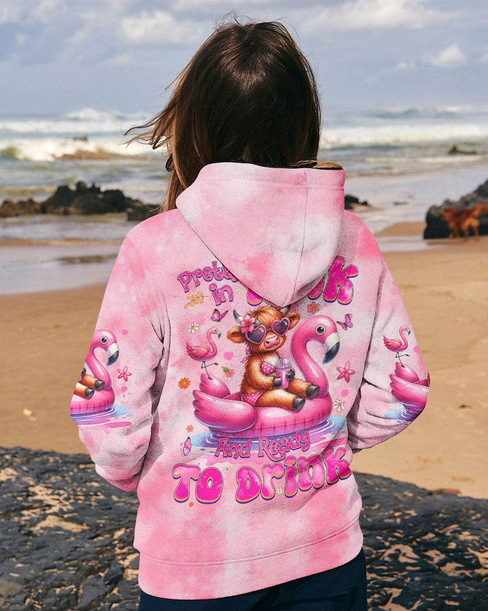 PRETTY IN PINK HEIFER ALL OVER PRINT - TYQY0907244