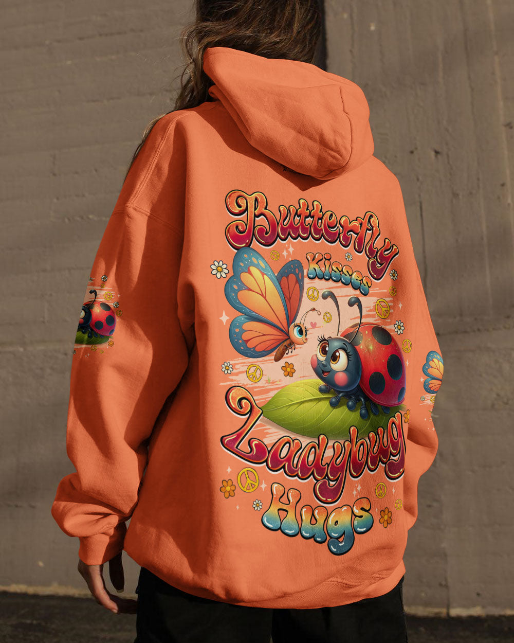 BUTTERFLY KISSES AND LADYBUG HUGS ALL OVER PRINT - TYQY0907253