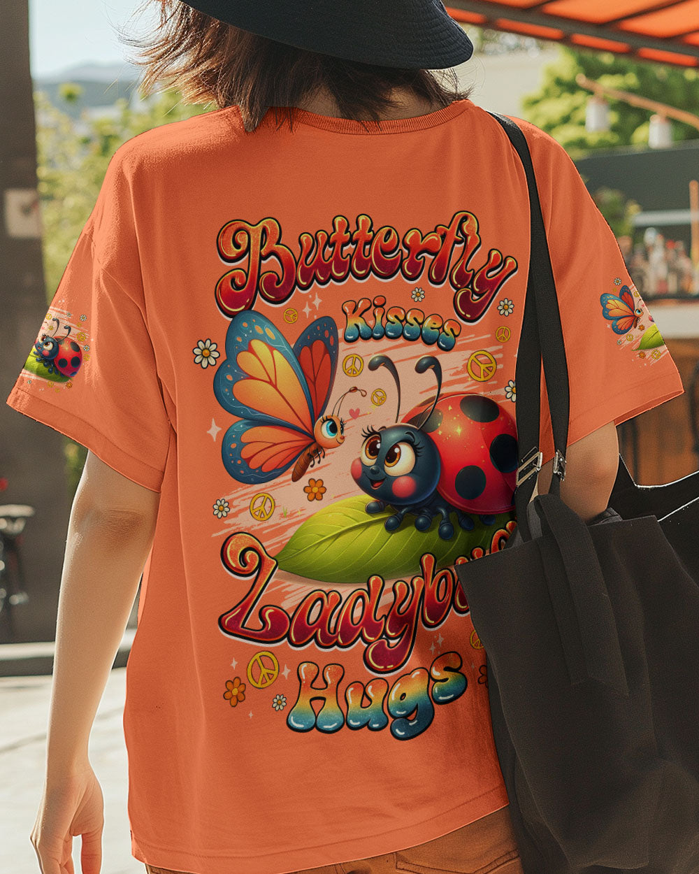 BUTTERFLY KISSES AND LADYBUG HUGS ALL OVER PRINT - TYQY0907253