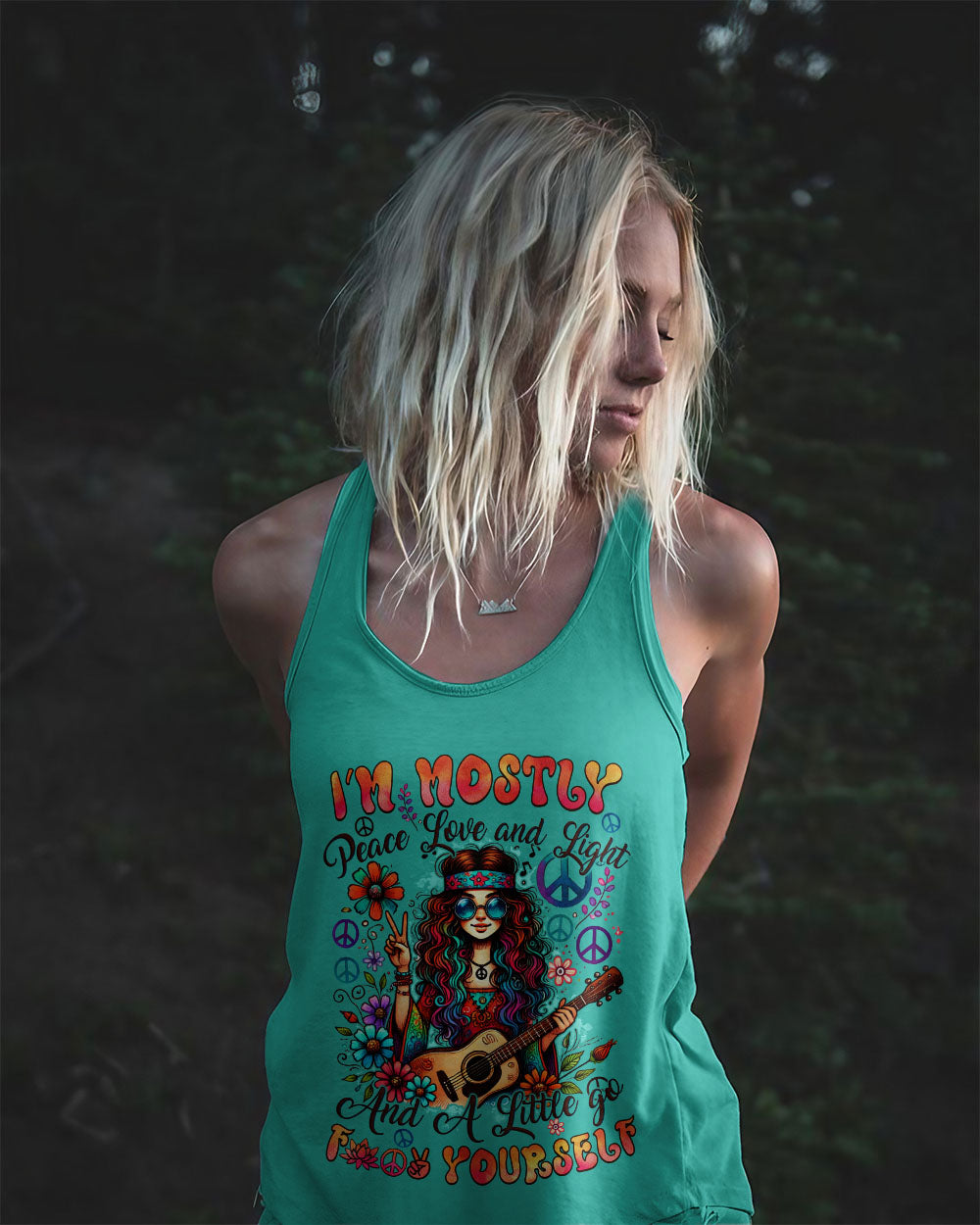 I'M MOSTLY PEACE LOVE AND LIGHT ALL OVER PRINT - TYQY0908243