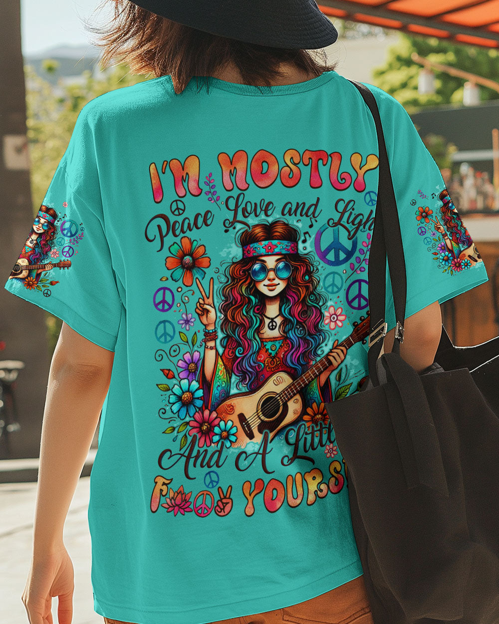 I'M MOSTLY PEACE LOVE AND LIGHT ALL OVER PRINT - TYQY0908243
