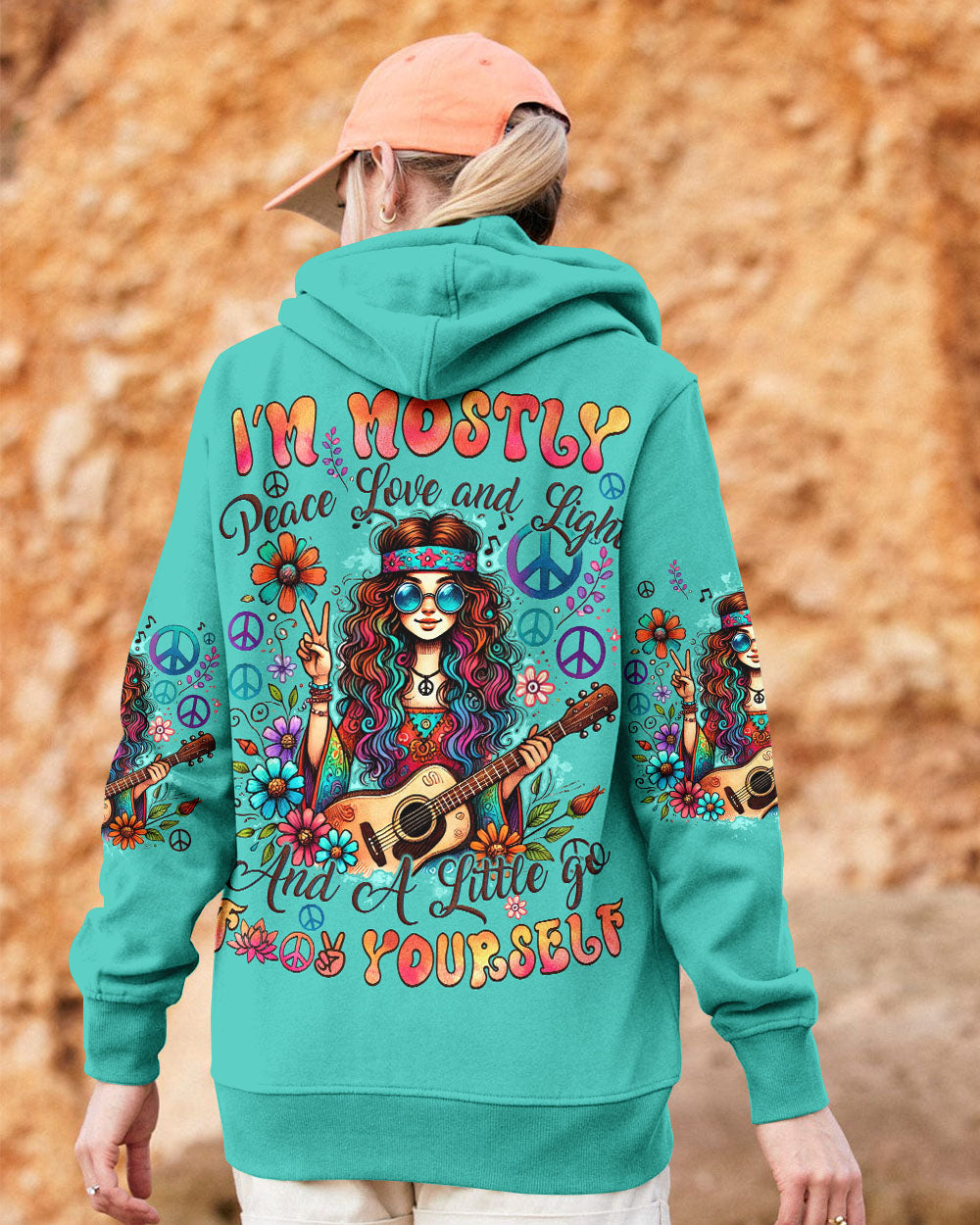 I'M MOSTLY PEACE LOVE AND LIGHT ALL OVER PRINT - TYQY0908243