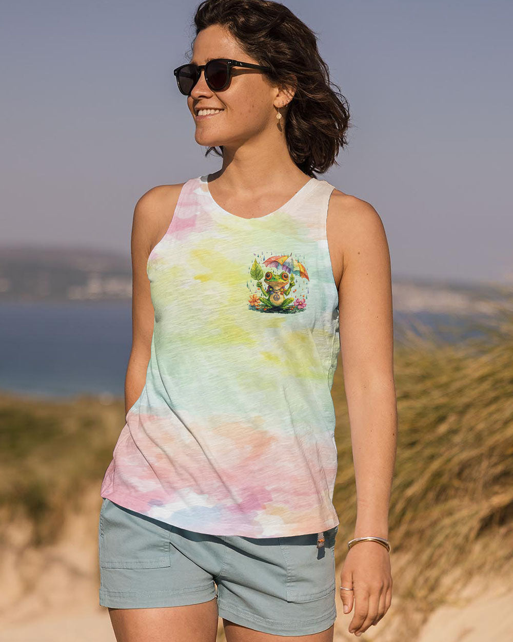 PUT UP WITH THE RAIN FROG ALL OVER PRINT - TYQY0909242