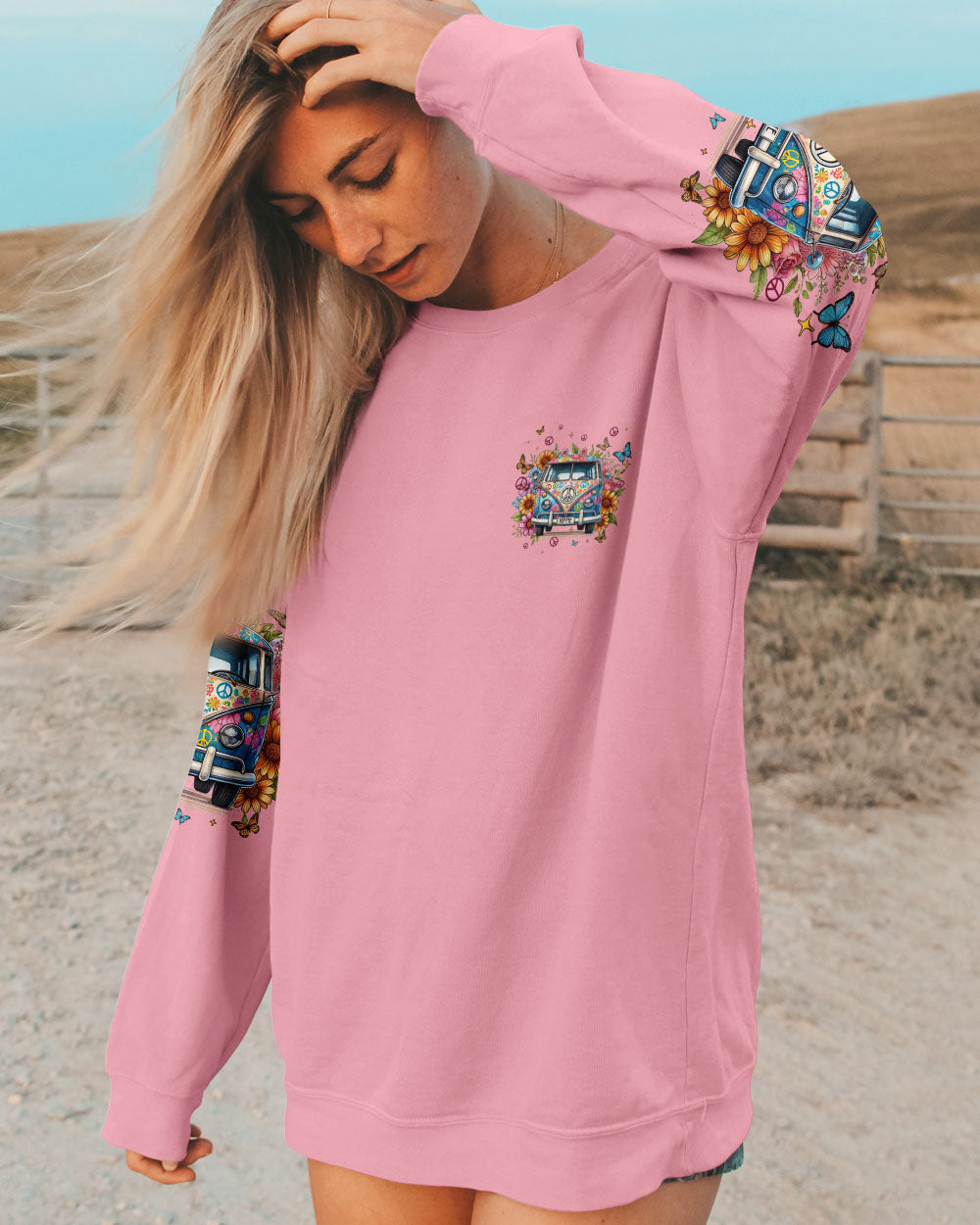 SOME FLOWERS IN YOUR HAIR ALL OVER PRINT - TYQY0910244