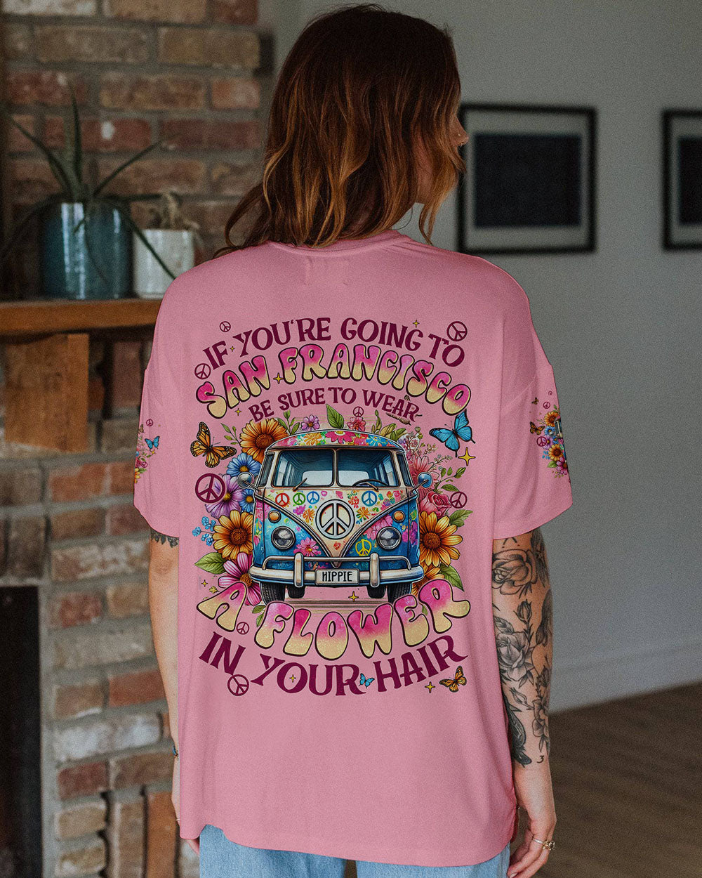 SOME FLOWERS IN YOUR HAIR ALL OVER PRINT - TYQY0910244