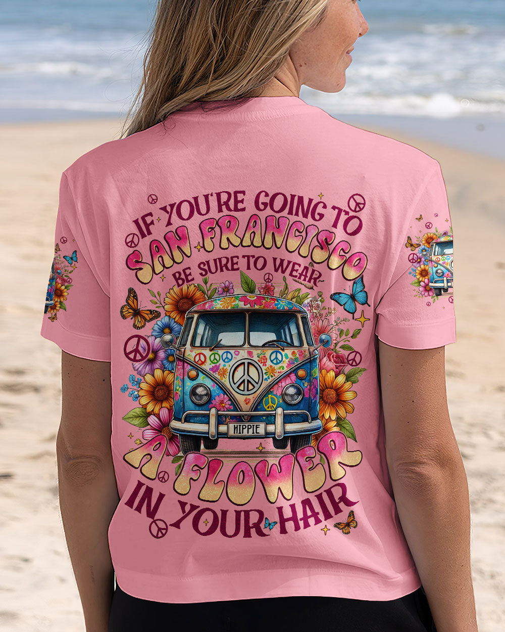 SOME FLOWERS IN YOUR HAIR ALL OVER PRINT - TYQY0910244