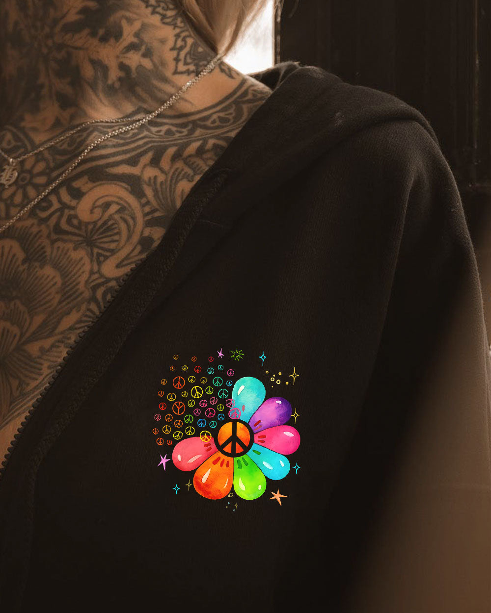IMAGINE ALL THE PEOPLE LIVING LIFE IN PEACE FLOWER ALL OVER PRINT - TYQY0910254