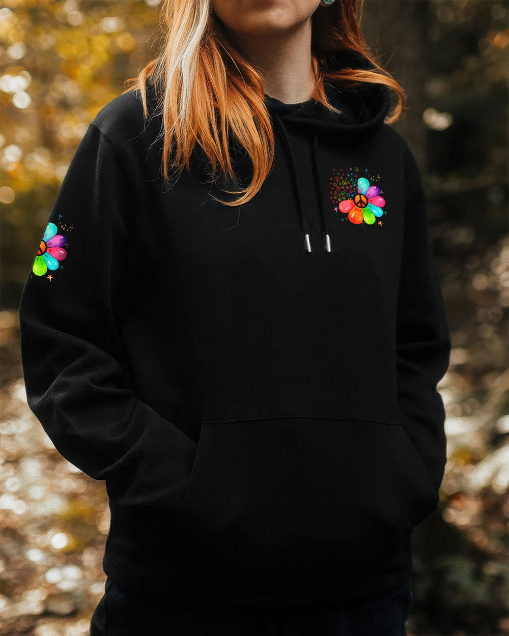 IMAGINE ALL THE PEOPLE LIVING LIFE IN PEACE FLOWER ALL OVER PRINT - TYQY0910254