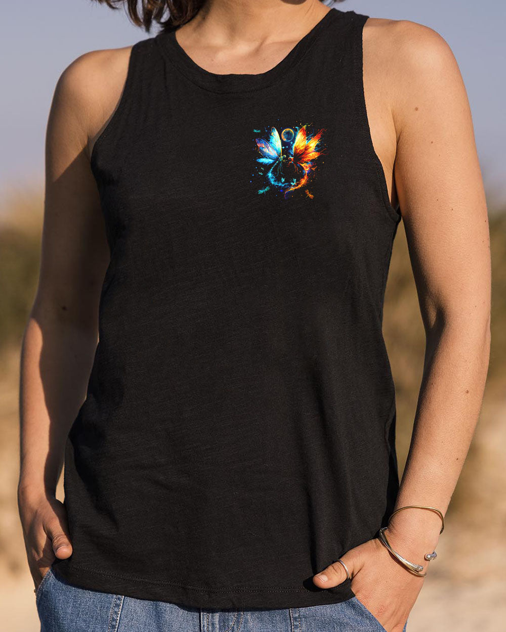 MAY YOU TOUCH DRAGONFLIES AND STARS ALL OVER PRINT - TYQY0911241