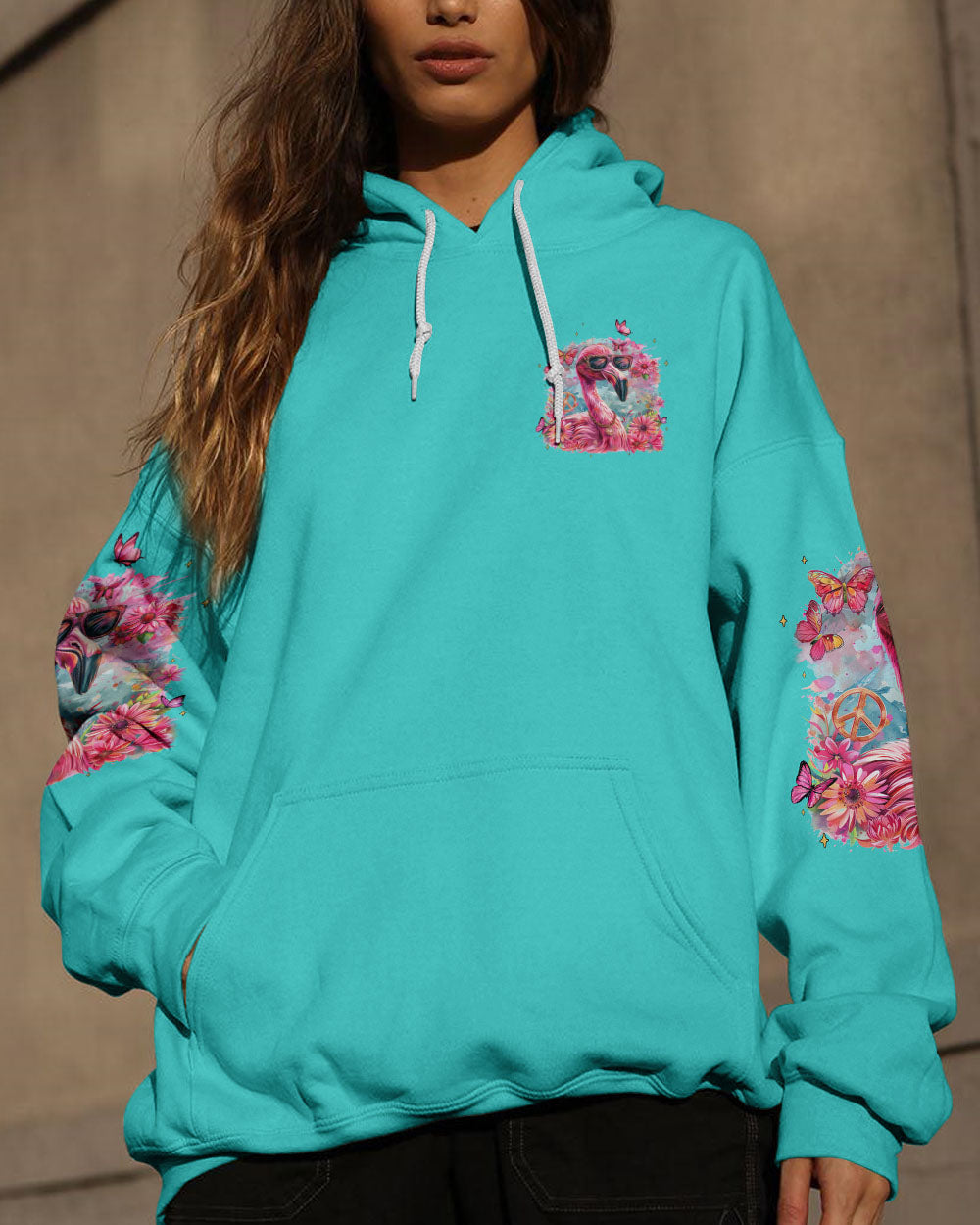 SOMETIMES I TALK TO MYSELF FLAMINGO ALL OVER PRINT - TYQY1004245