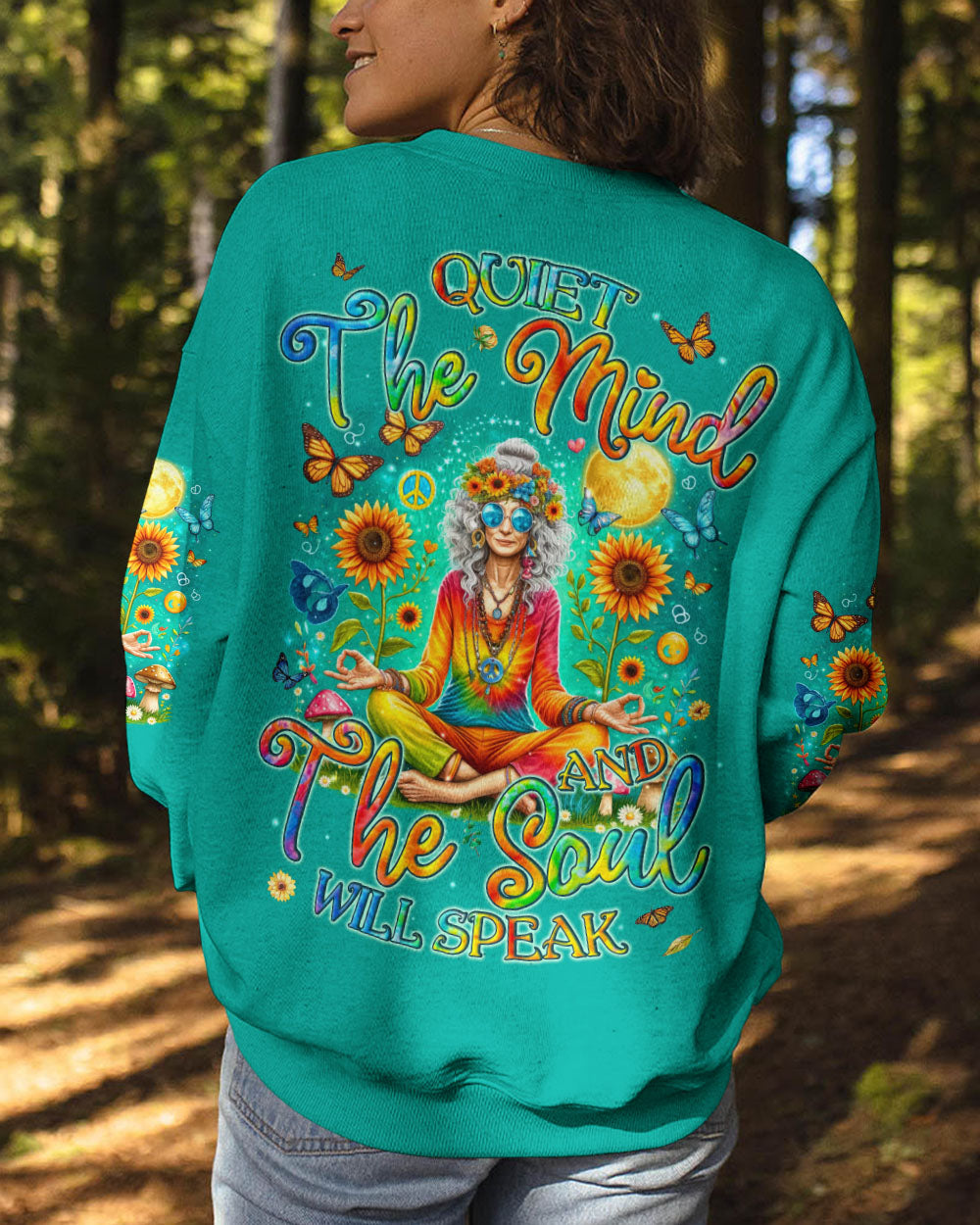 QUIET THE MIND AND THE SOUL WILL SPEAK ALL OVER PRINT - TYQY1005244