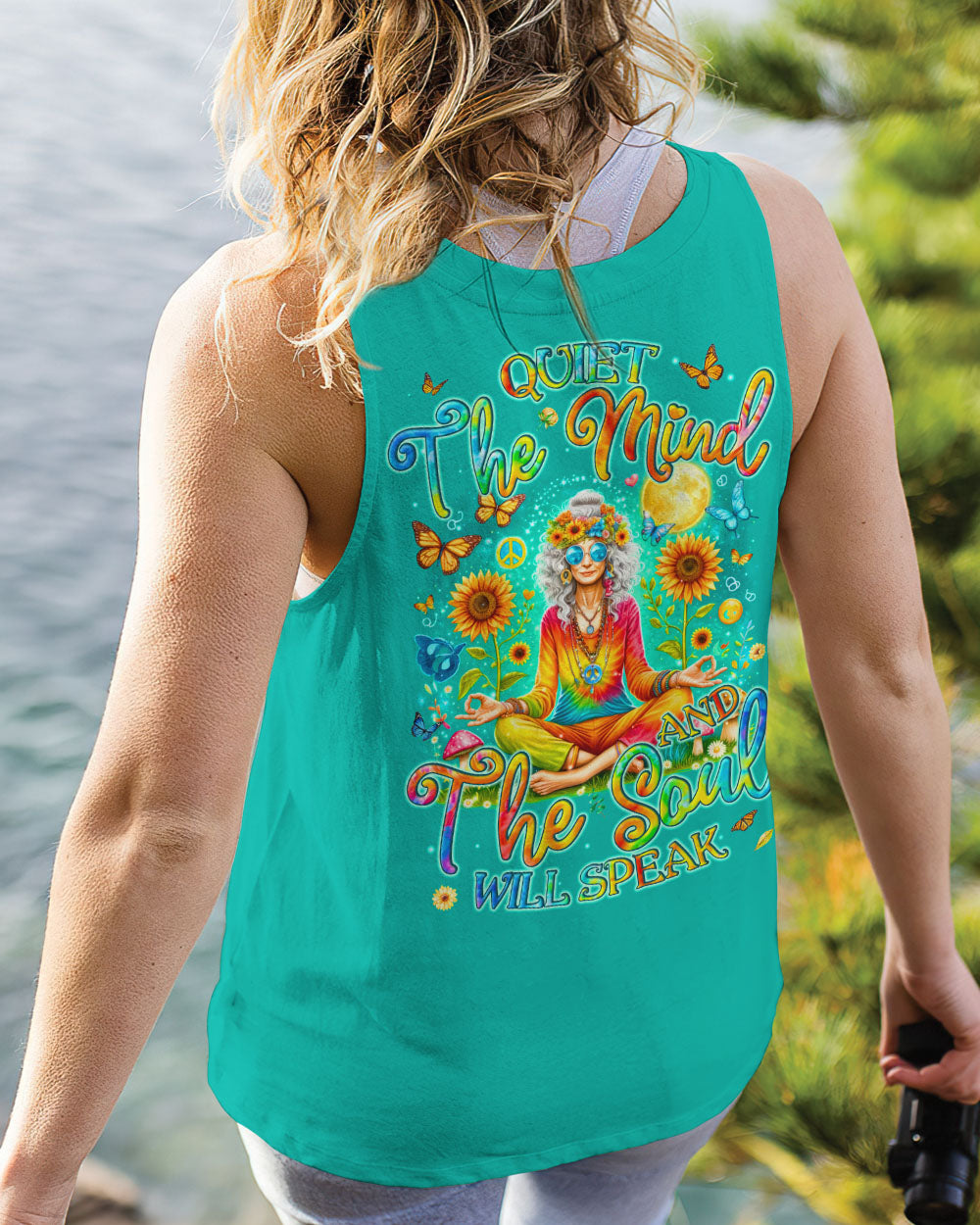 QUIET THE MIND AND THE SOUL WILL SPEAK ALL OVER PRINT - TYQY1005244