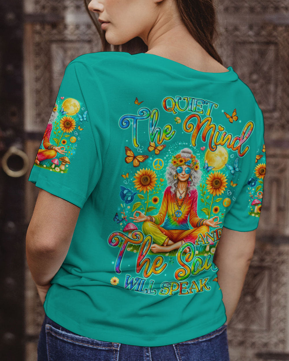 QUIET THE MIND AND THE SOUL WILL SPEAK ALL OVER PRINT - TYQY1005244