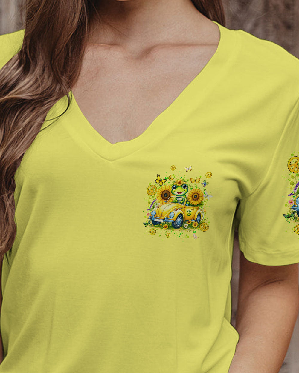BE YOU THE WORLD WILL ADJUST FROG ALL OVER PRINT - TYQY1005245
