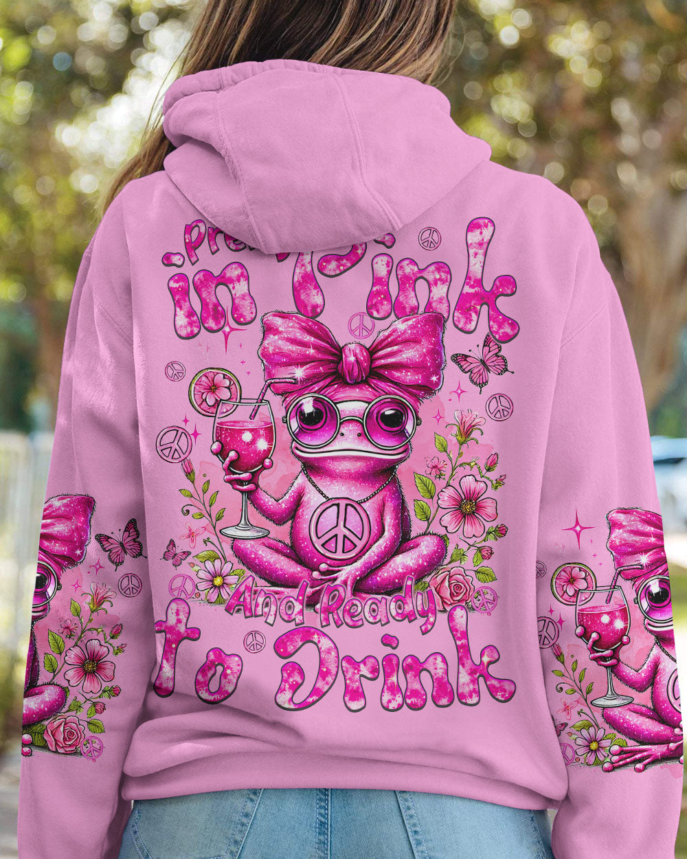 PRETTY IN PINK FROG ALL OVER PRINT - TYQY1007241