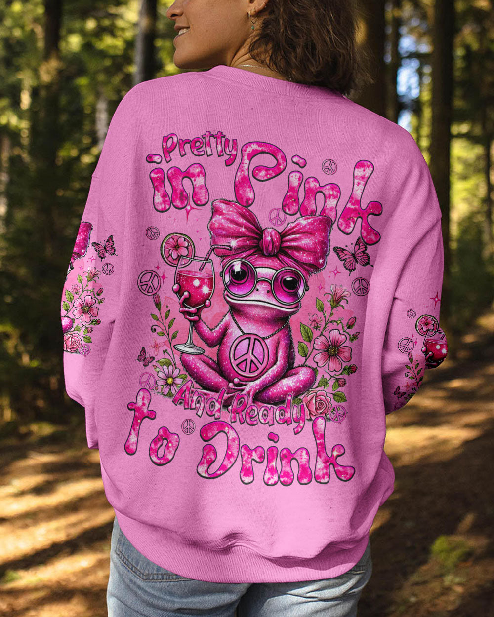 PRETTY IN PINK FROG ALL OVER PRINT - TYQY1007241