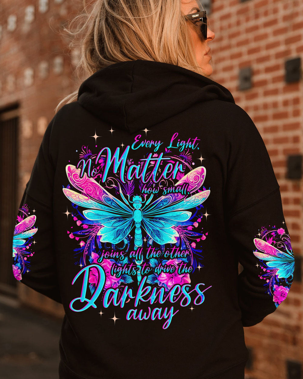 LIGHT TO DRIVE THE DARKNESS AWAY DRAGONFLY ALL OVER PRINT - TYQY1010231