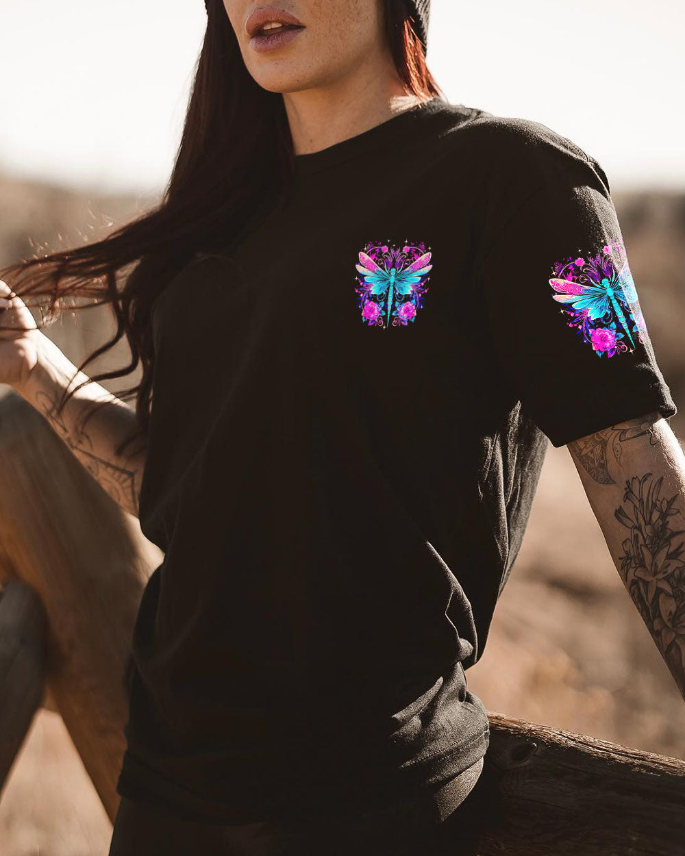 LIGHT TO DRIVE THE DARKNESS AWAY DRAGONFLY ALL OVER PRINT - TYQY1010231