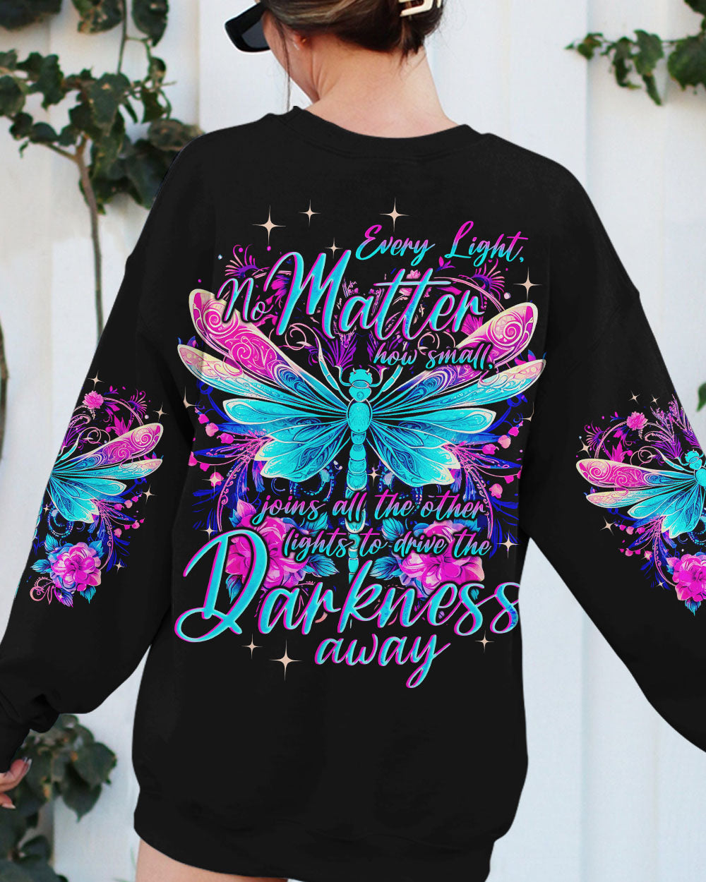 LIGHT TO DRIVE THE DARKNESS AWAY DRAGONFLY ALL OVER PRINT - TYQY1010231