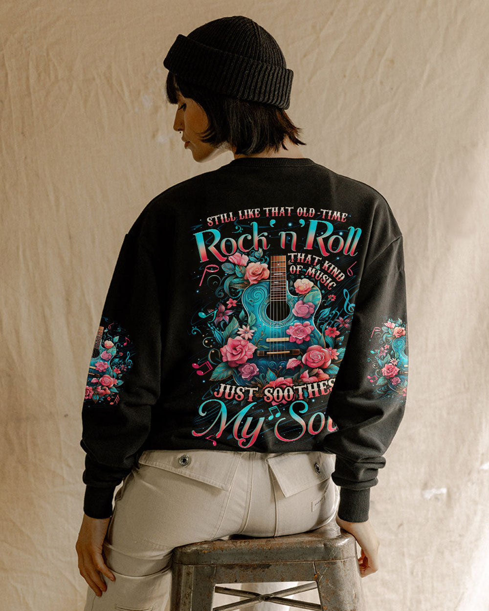 STILL LIKE THAT OLD TIME ROCK AND ROLL GUITAR ALL OVER PRINT - TYQY1012242
